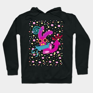 Wacky Rabbit Party Hoodie